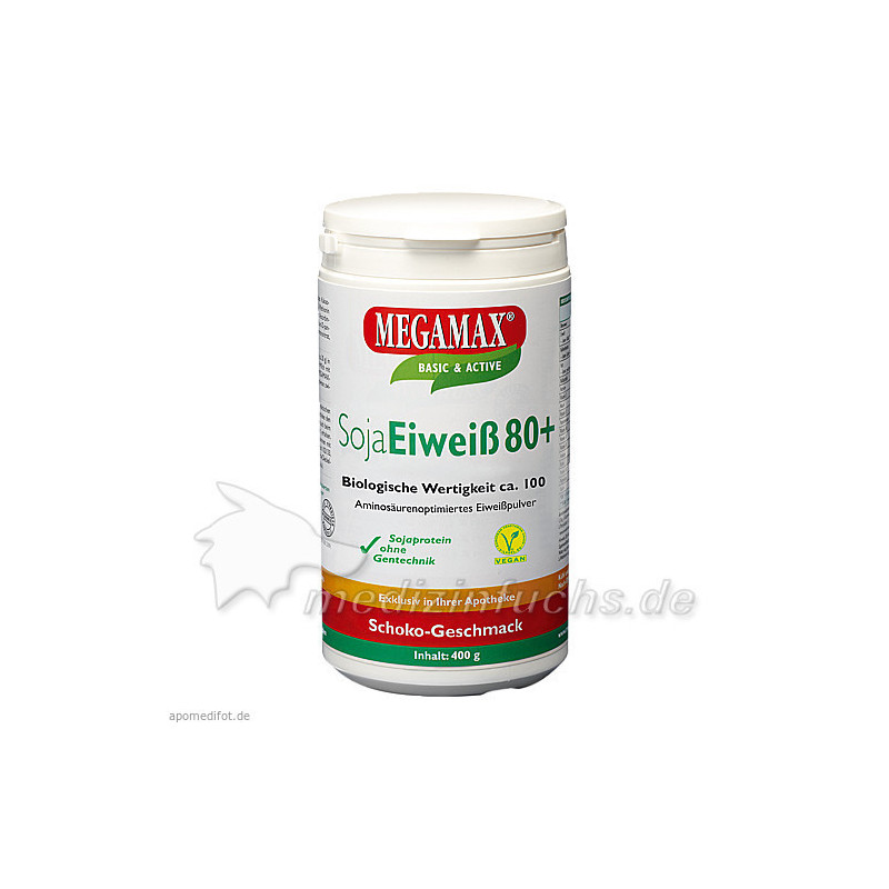 Soja Eiweiss 80+Methionin Schoko, 400 G – PZN 1444928