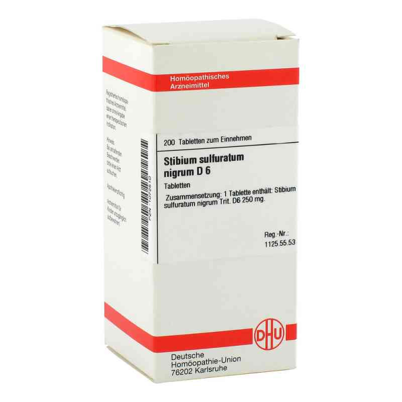 Stibium Sulf. nigrum D 6 Tabletten (200 stk) – PZN 1072510
