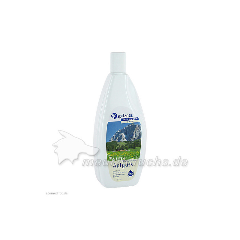 Spitzner Saunaaufguss Alpenkräuter Wellness, 1000 ML – PZN 831008