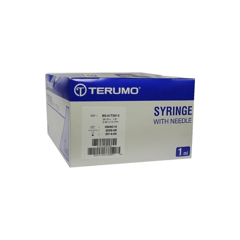 Spritze 3-teilig 1ml+26G Kanuele (Spritzen), 100 ST – PZN 1164502