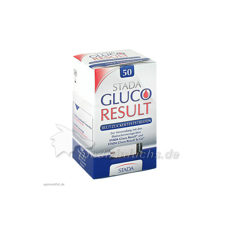 STADA GLUCO RESULT TESTSTREIFEN, 50 ST – PZN 5879416