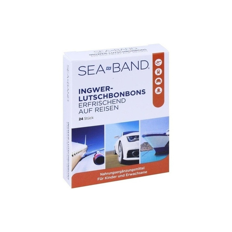 SEA-BAND Ingwer-Lutschbonbons, 24 ST – PZN 11143694