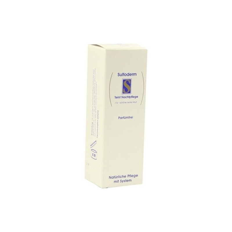 SULFODERM S TEINT NACHTPFLEGE parfümfrei, 40 ML – PZN 2131172