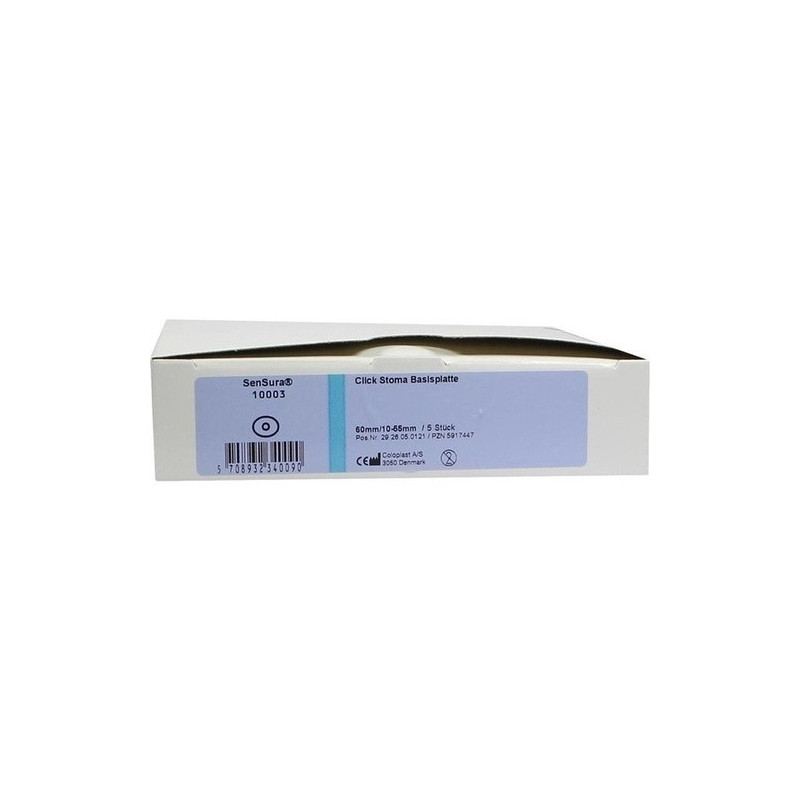 SenSura Basisplatte o.Gürtelbefesti RR60mm 10-55mm, 5 ST – PZN 5917447