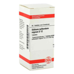 Stibium Sulf. nigrum D 12 Tabletten (80 stk) – PZN 1072355