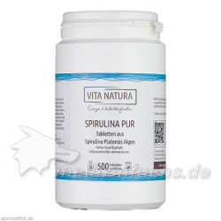 SPIRULINA TABLETTEN 400MG, 500 ST – PZN 9893117