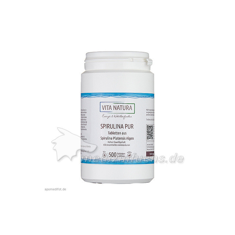 SPIRULINA TABLETTEN 400MG, 500 ST – PZN 9893117