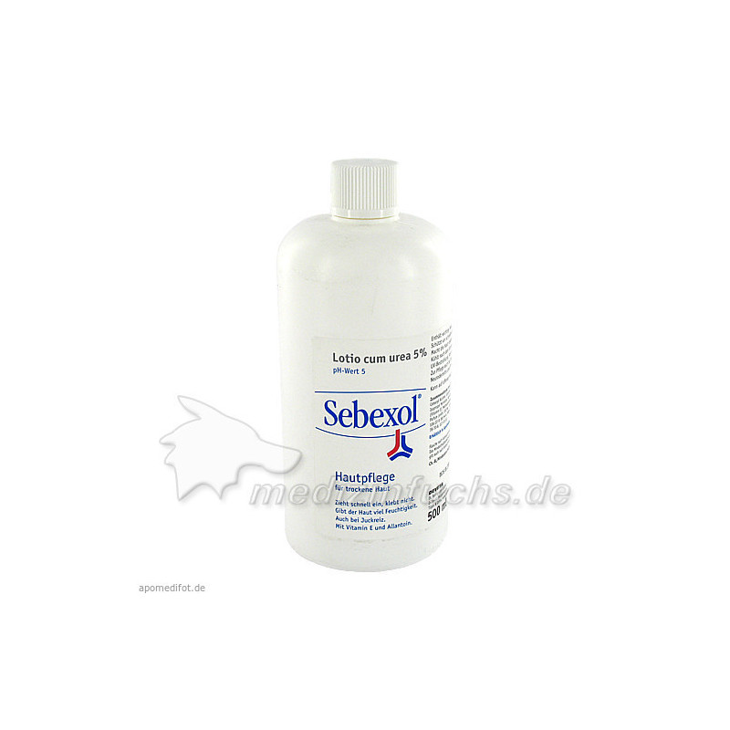 SEBEXOL LOTIO CUM UREA 5%, 500 ML – PZN 7436491