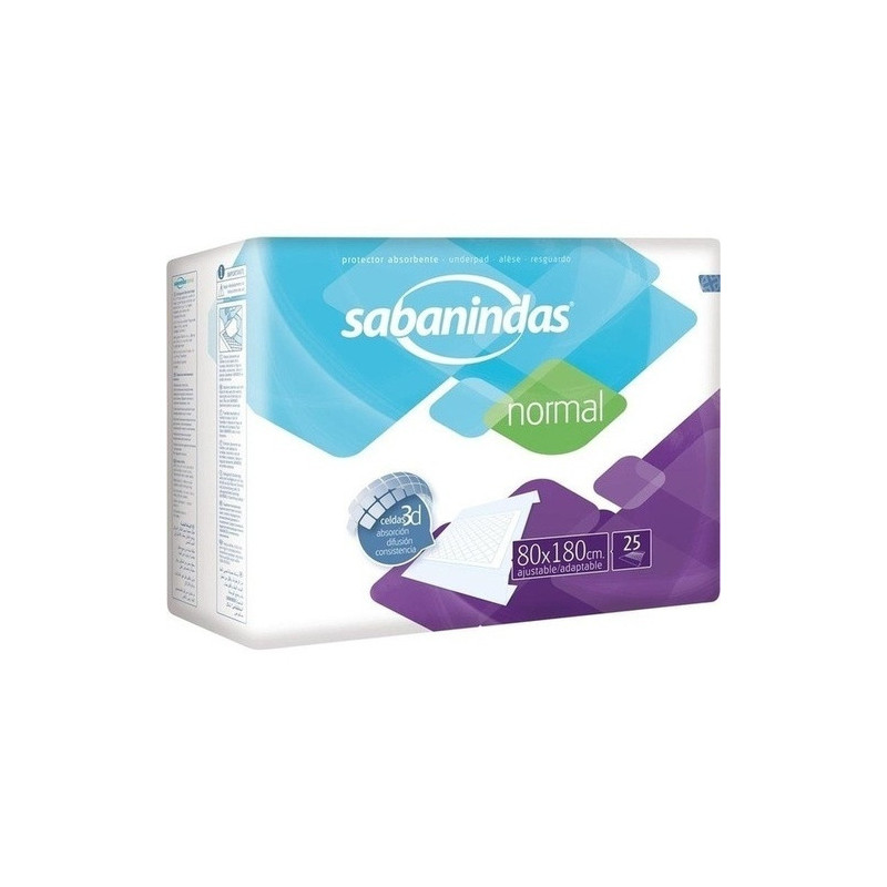 Sabanindas normal 80 x 180 cm Bettschutzeinlage, 25 ST – PZN 11132816