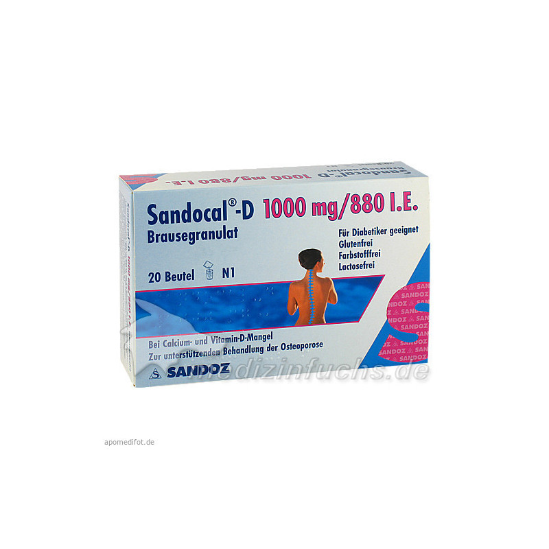 Sandocal-D 1000/880, 20 ST – PZN 848492