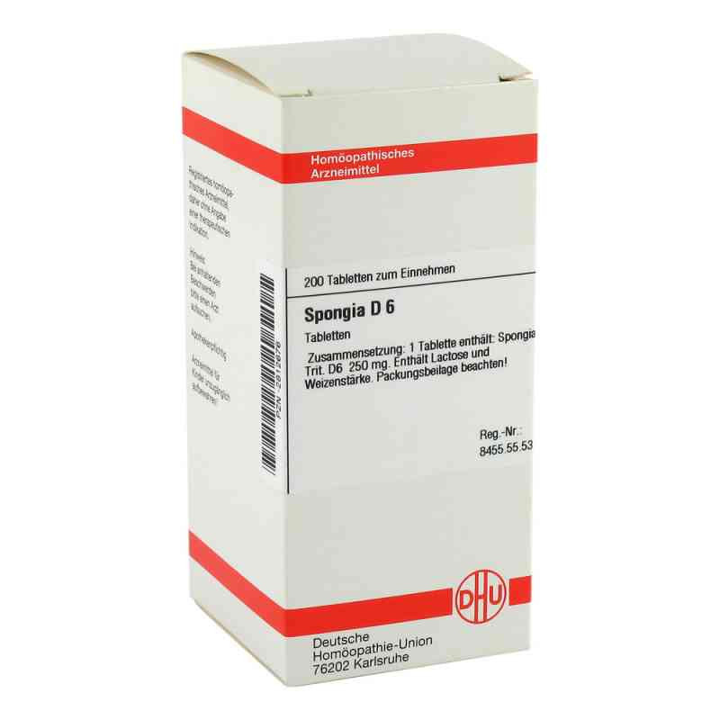 Spongia D 6 Tabletten (200 stk) – PZN 2812676