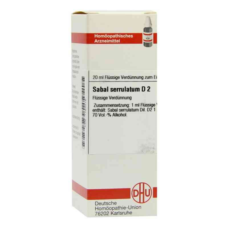 Sabal Serrul. D 2 Dilution (20 ml) – PZN 1784216