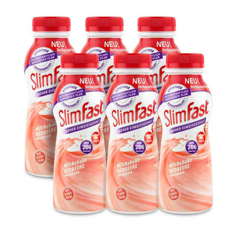 Slim Fast Fertigdrink Erdbeere (6X325 ml) – PZN 8130234