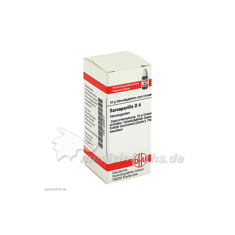 SARSAPARILLA D 4, 10 G – PZN 4235817