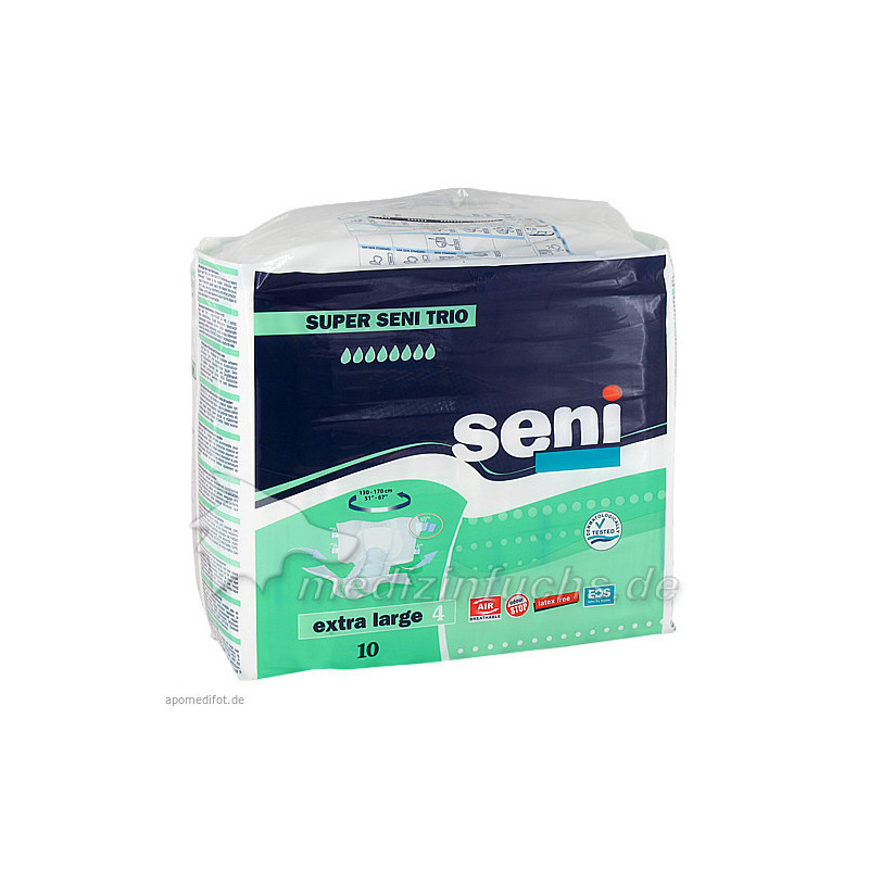 Super Seni TRIO extra Large Gr.4, 10 ST – PZN 191253
