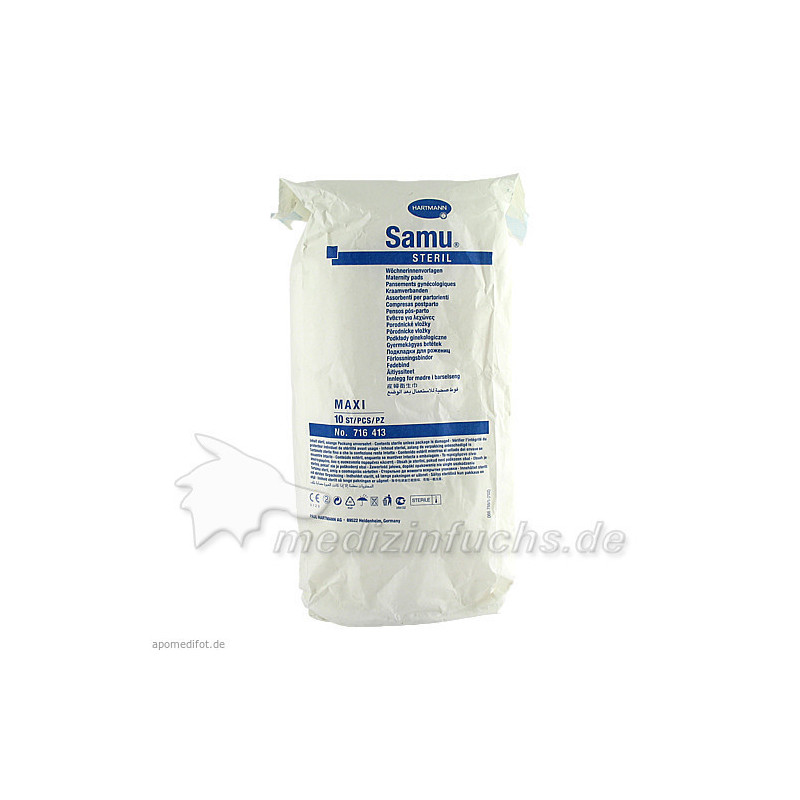 Samu Wöchnerinnenvorlage steril maxi, 10 ST – PZN 2842223