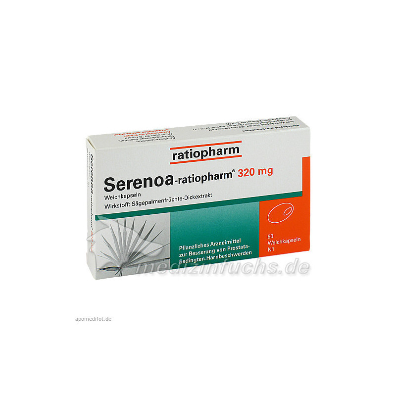 SERENOA-ratiopharm 320mg Weichkapseln, 60 ST – PZN 3731359