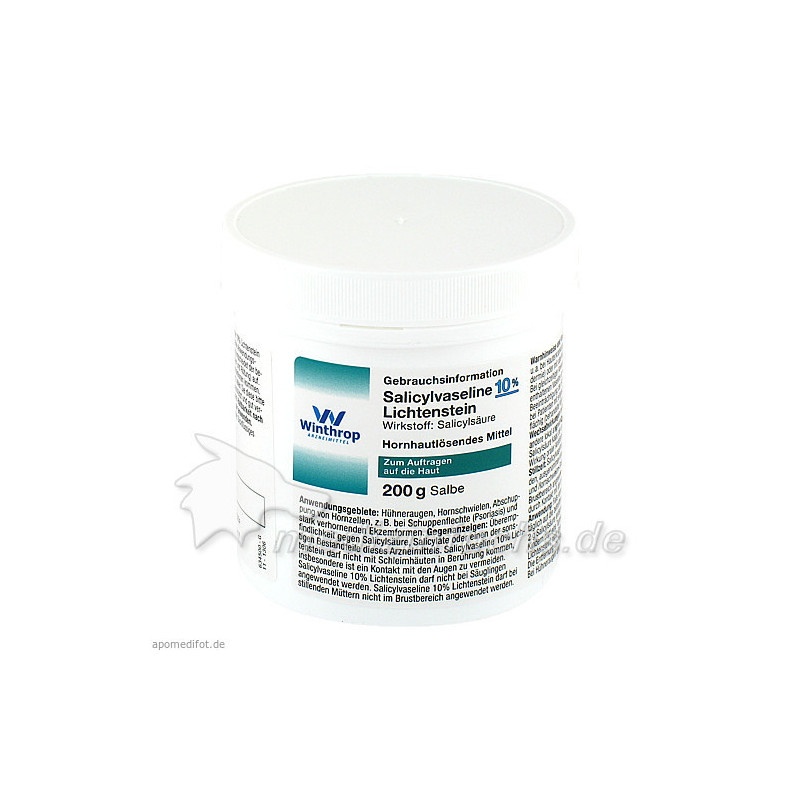 SALICYLVASELINE 10%LICHTEN, 200 G – PZN 3757301