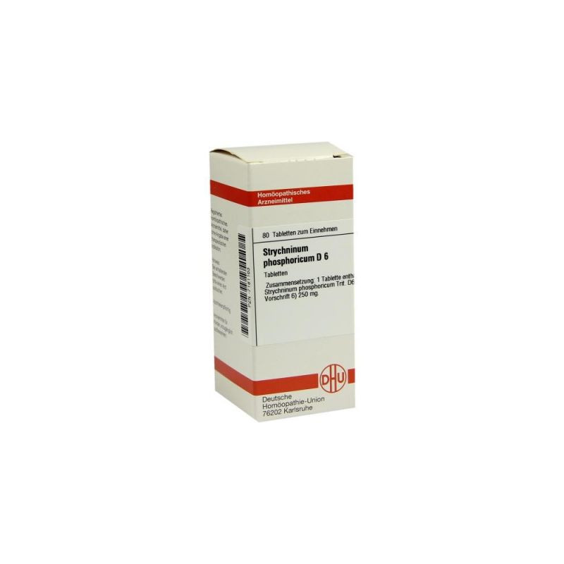 Strychninum Phosph. D 6 Tabletten (80 stk) – PZN 7181163