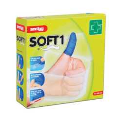 Snögg Soft Pflaster 3cmx5m blau, 1 ST – PZN 10306585