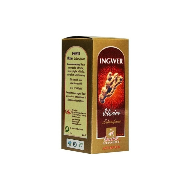 Schmidt Ingwer Elixier Lebensfeuer, 60 ML – PZN 5123724