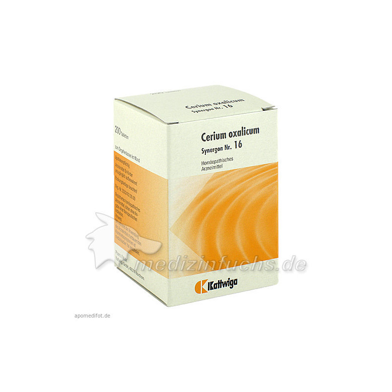 SYNERGON KOMPL CERIU OX 16, 200 ST – PZN 4905809