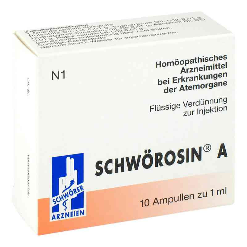 Schwörosin A Ampullen (10X1 ml) – PZN 2170410