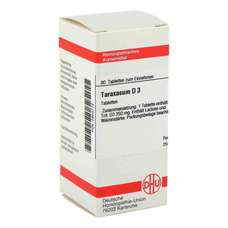 Taraxacum D 3 Tabletten (80 stk) – PZN 2803772