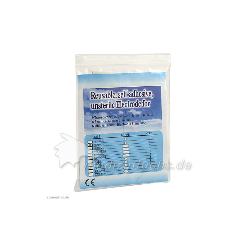 TENS + EMS Elektroden 50x50 mm, 4 ST – PZN 7748084