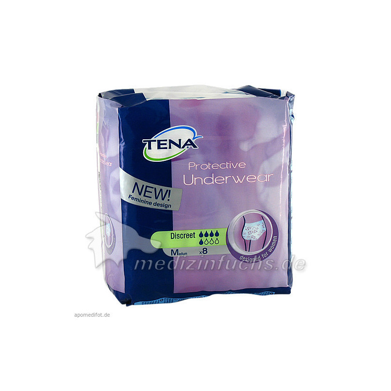 TENA Protective Underwear Discreet M, 8 ST – PZN 7515256