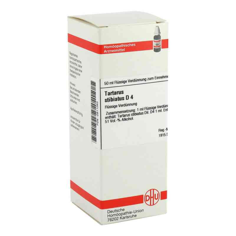 Tartarus Stibiatus D 4 Dilution (50 ml) – PZN 2811263