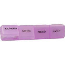 Tablettendose 1 Tag 4 Fächer gross, 1 ST – PZN 6566613