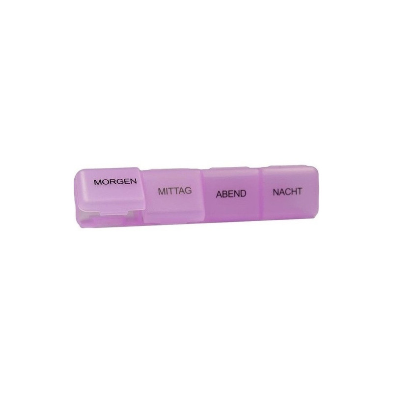 Tablettendose 1 Tag 4 Fächer gross, 1 ST – PZN 6566613