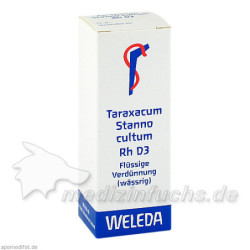 TARAXACUM STAN CUL RH D 3, 20 ML – PZN 1630447