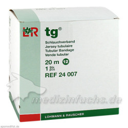 tg Schlauchverband weiß Größe 12 20M, 1 ST – PZN 1309343