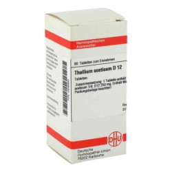 Thallium Acet. D 12 Tabletten (80 stk) – PZN 2636883