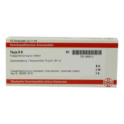 Thuja D 8 Ampullen (10X1 ml) – PZN 2828513