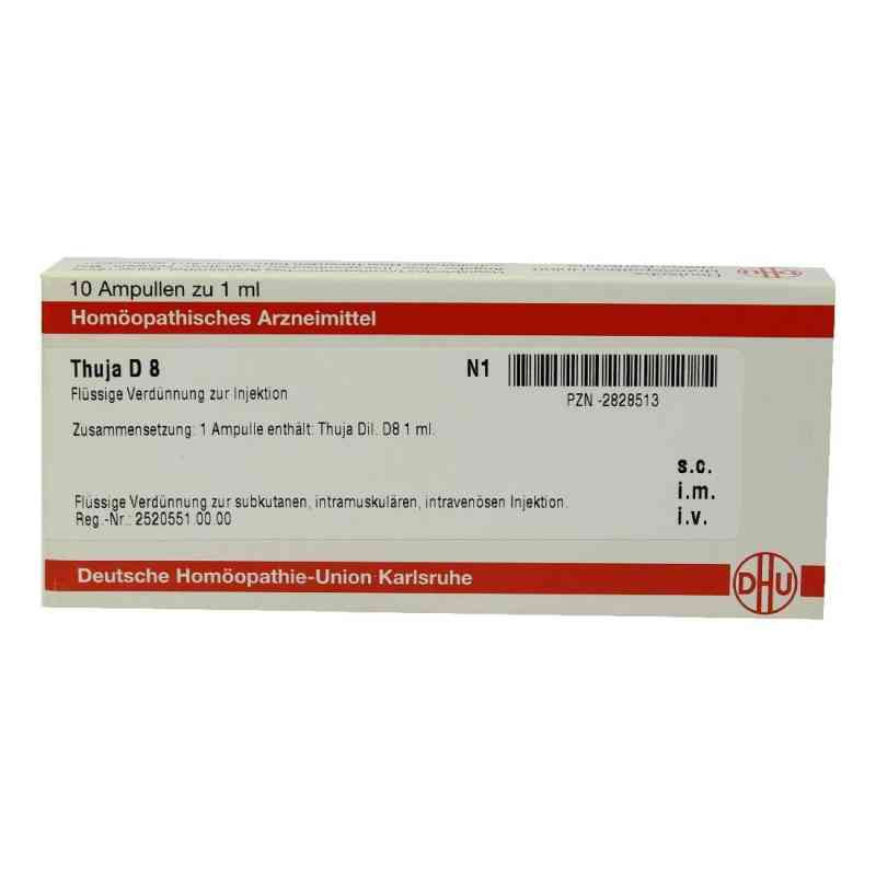 Thuja D 8 Ampullen (10X1 ml) – PZN 2828513