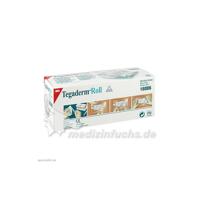 Tegaderm 3M Rolle 15cmx10m, 1 ST – PZN 3816529