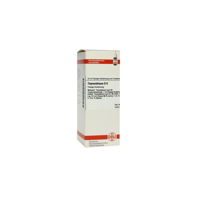 Thyreoidinum D 6 Dilution (50 ml) – PZN 2933003