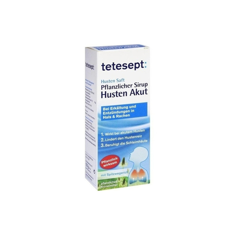 tetesept Husten Saft Pflanzl. Sirup Husten Akut, 150 G – PZN 11645846
