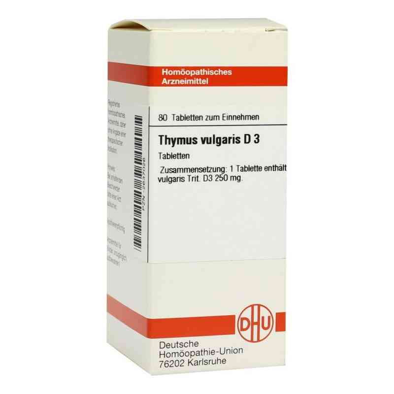 Thymus Vulg. D 3 Tabletten (80 stk) – PZN 2637026