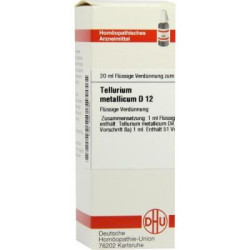 Tellurium Metallicum D 12 Dilution (20 ml) – PZN 2803789