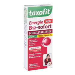 Taxofit Energie B12-sofort Schmelztabletten (30 stk) – PZN 11541472
