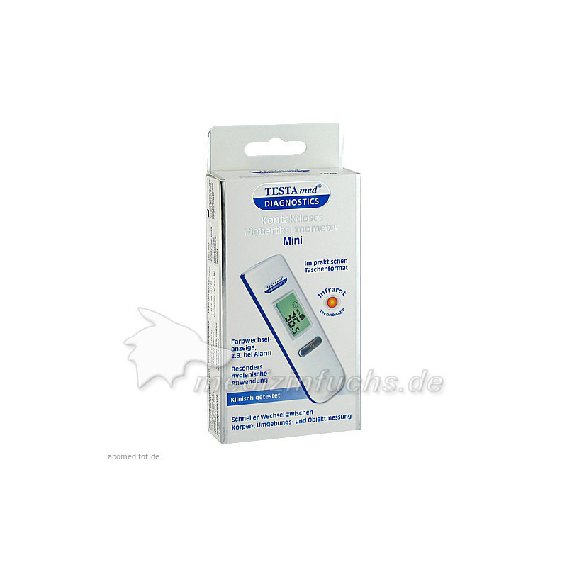 TESTAmed kontaktloses Fieberthermometer Mini, 1 ST – PZN 5027498
