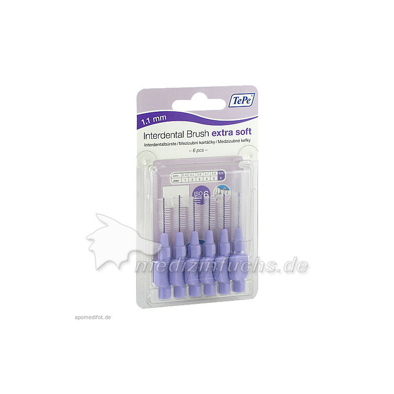 TePe ID Bürste x-weich 1.1mm, 6 ST – PZN 9724892
