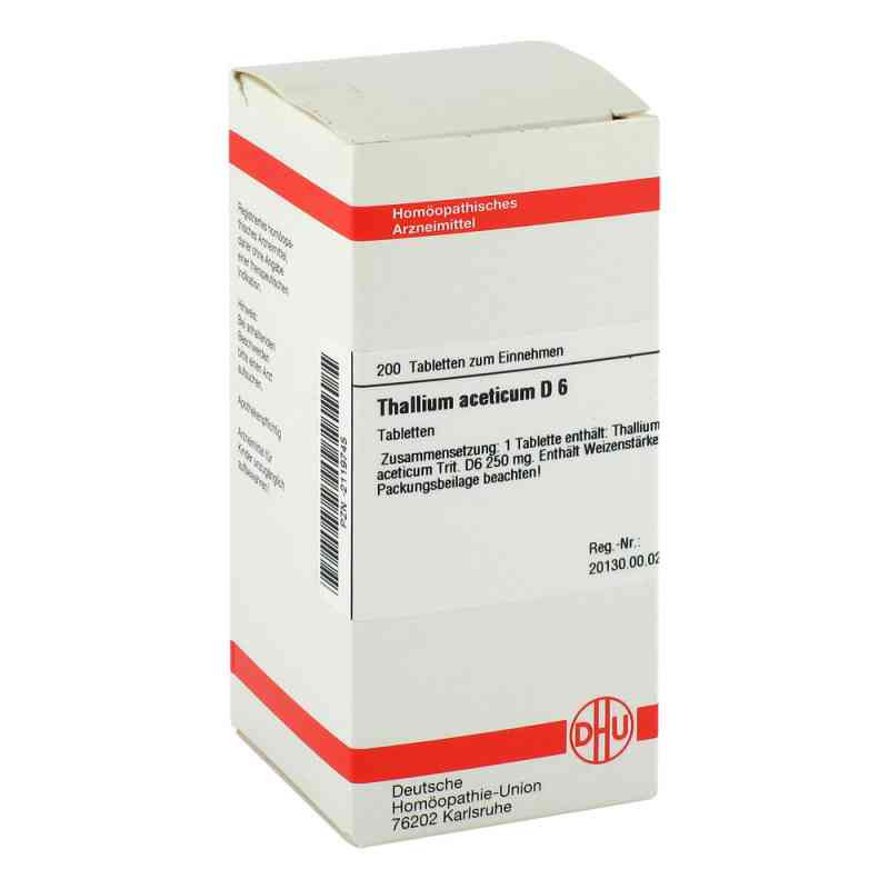 Thallium Acet. D 6 Tabletten (200 stk) – PZN 2119745