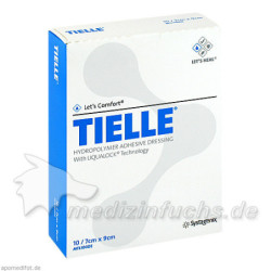 TIELLE Hydropolymer-Verband steril 7x9cm, 10 ST – PZN 7478265