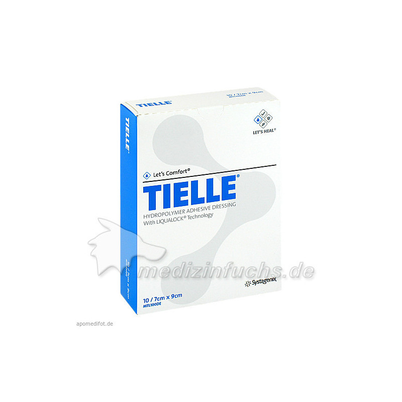 TIELLE Hydropolymer-Verband steril 7x9cm, 10 ST – PZN 7478265