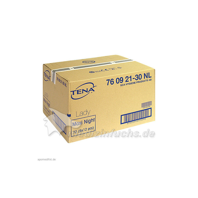 Tena Lady Maxi Night, 6X12 ST – PZN 6431468